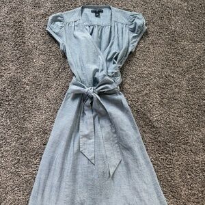 Gap- Chambray Wrap Dress